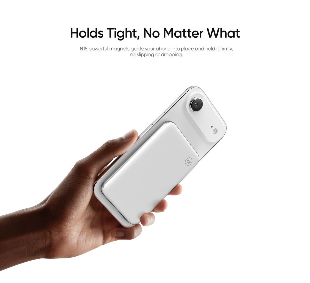 Ultra-Thin Meta Air Power Bank, 5000mAh MagSafe Wireless, Flight Approval, 2026 Red DOTT Winning Design